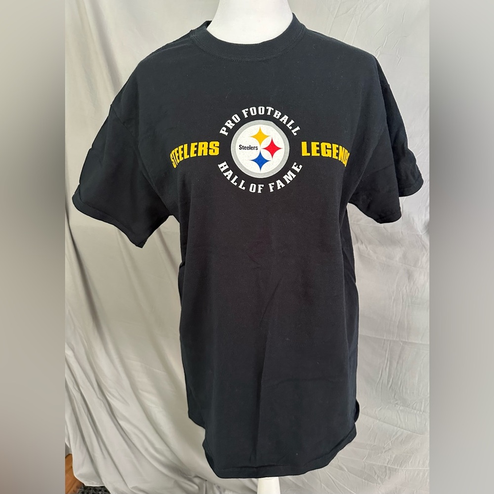Pro Football Hall of Fame Steelers Black T-Shirt